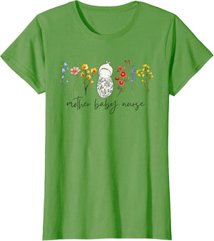 Mother Baby Nurse Wildflower Postpartum Nurse Grad Maternity