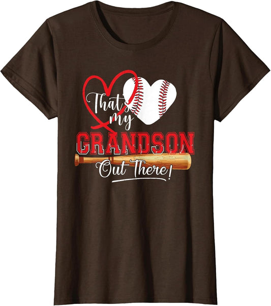That's My Grandson Out There Baseball Grandma