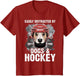 Easily Distracted by Dogs and Hockey Funny Dog Owner