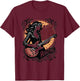 Retro Rock Goddess Rising Vintage Band Design