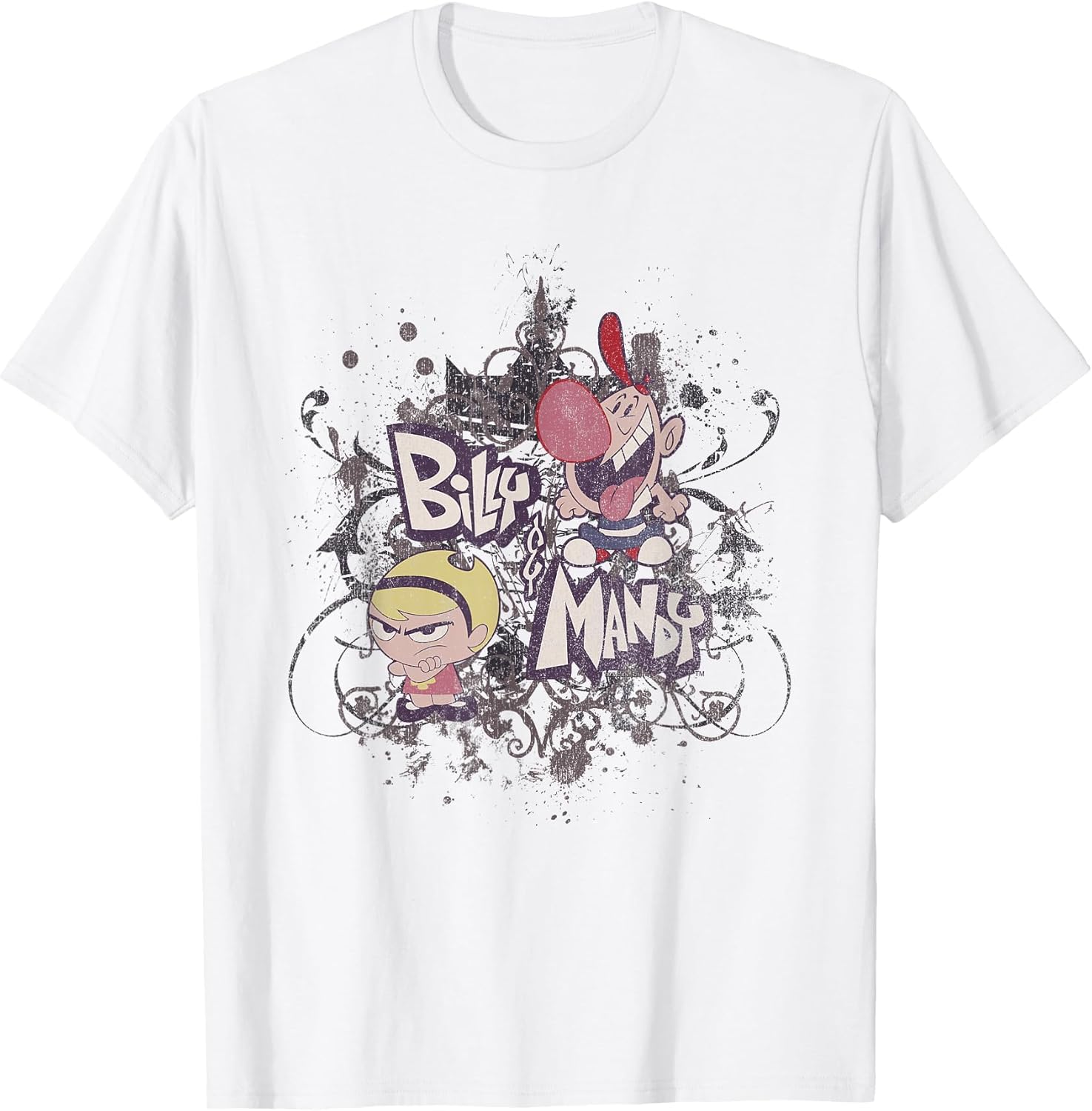 Grim Adventures of Billy & Mandy Retro Goth Logo Cartoon
