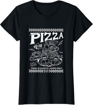 Teenage Mutant Ninja Turtles Pizza Time Retro Diner Menu