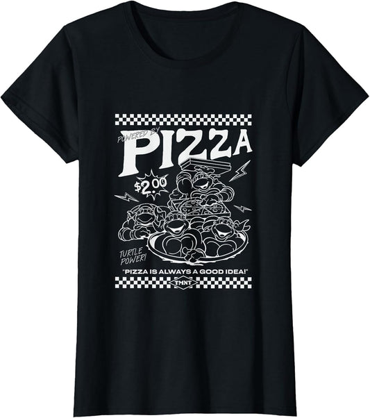 Teenage Mutant Ninja Turtles Pizza Time Retro Diner Menu