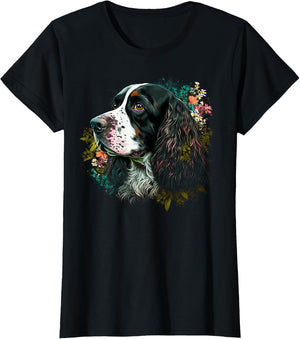 Cute Flower Summer Floral English Springer Spaniel