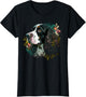 Cute Flower Summer Floral English Springer Spaniel