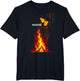 Burning Smoking Witch Pyre, Halloween Dark Humor Gothic