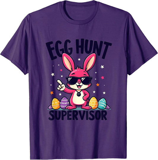 Egg Hunt Supervisor Funny Easter Design