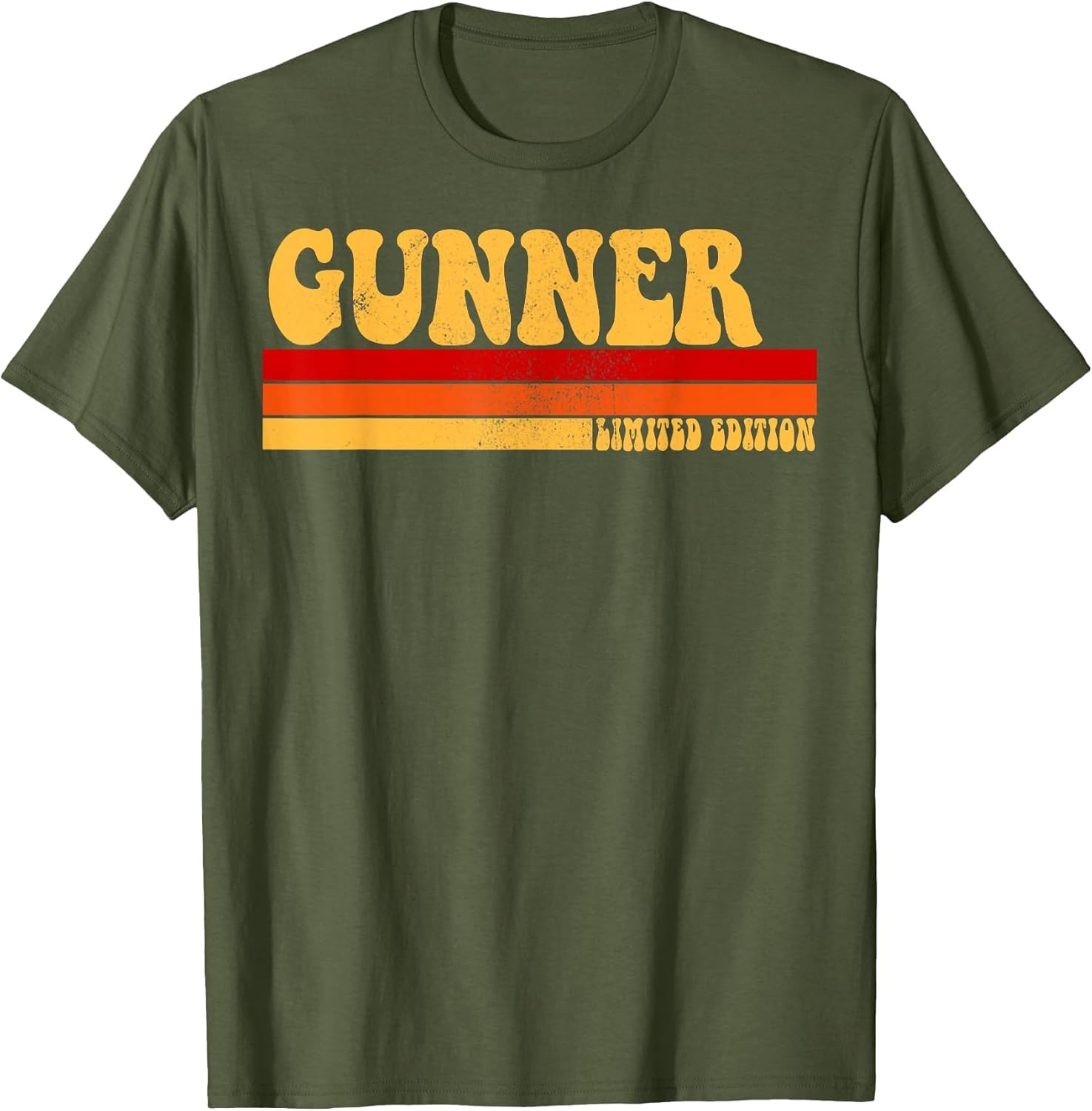 Gunner Name Personalized Idea Men Retro Vintage Gunner