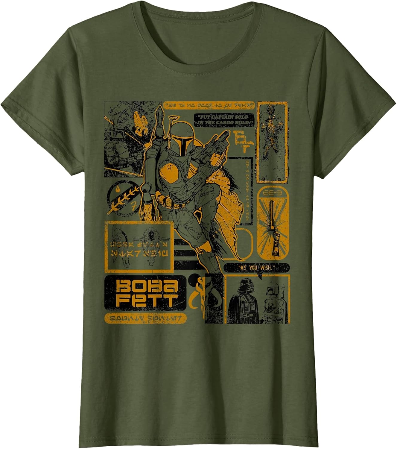 Star Was Boba Fett Retro Mandalorian Poster