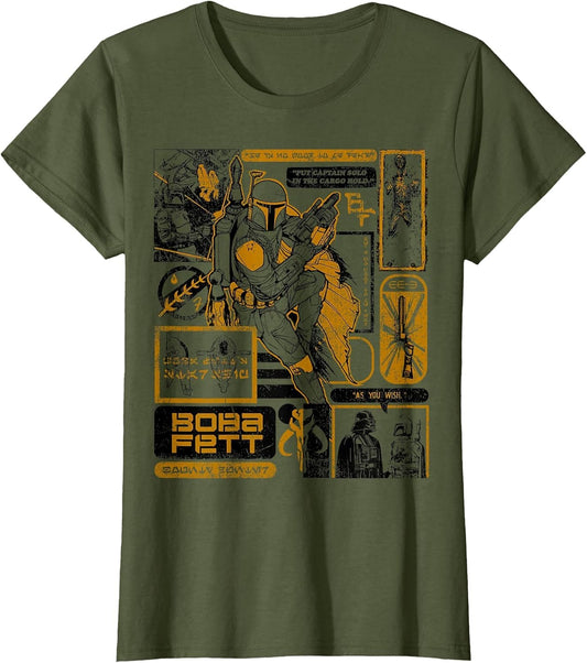 Star Was Boba Fett Retro Mandalorian Poster