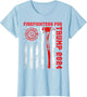 Firefighters for Trump 2024 Flag and Axe Design