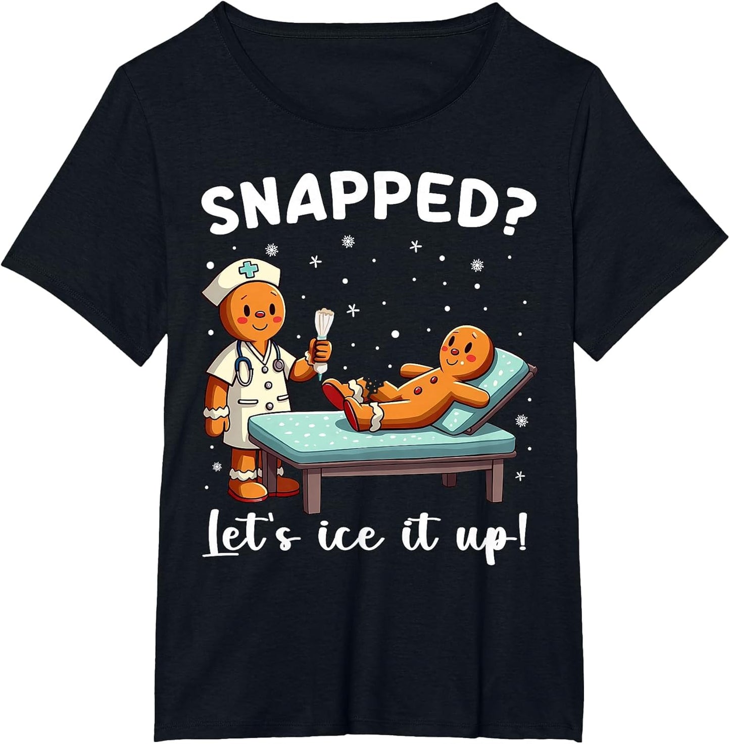 Snapped? Let’s ice it up! Gingerbread Man Christmas Nurse