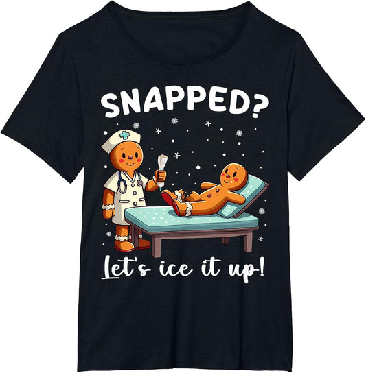 Snapped? Let’s ice it up! Gingerbread Man Christmas Nurse