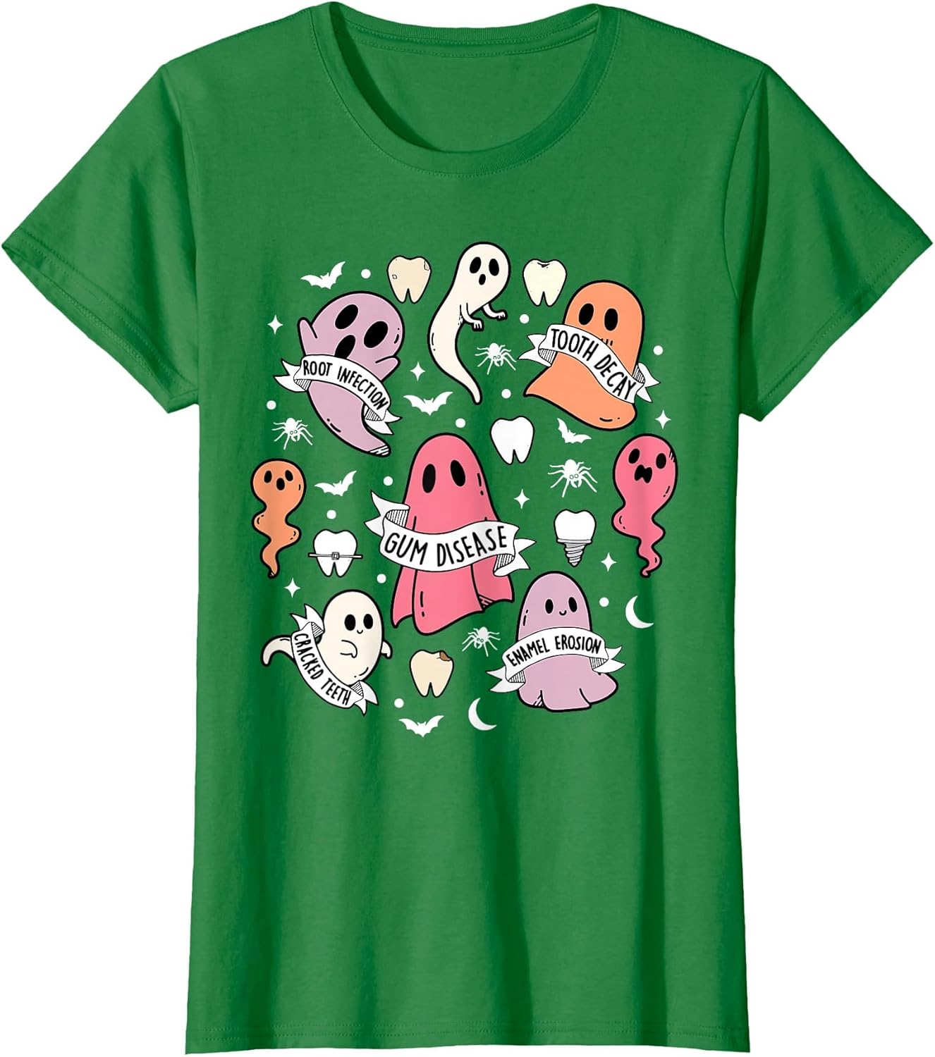 Dentist Ghost Spooky Halloween Dental Hygienist Assistant