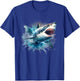 Cool Watercolor Great White Shark Open Jaw