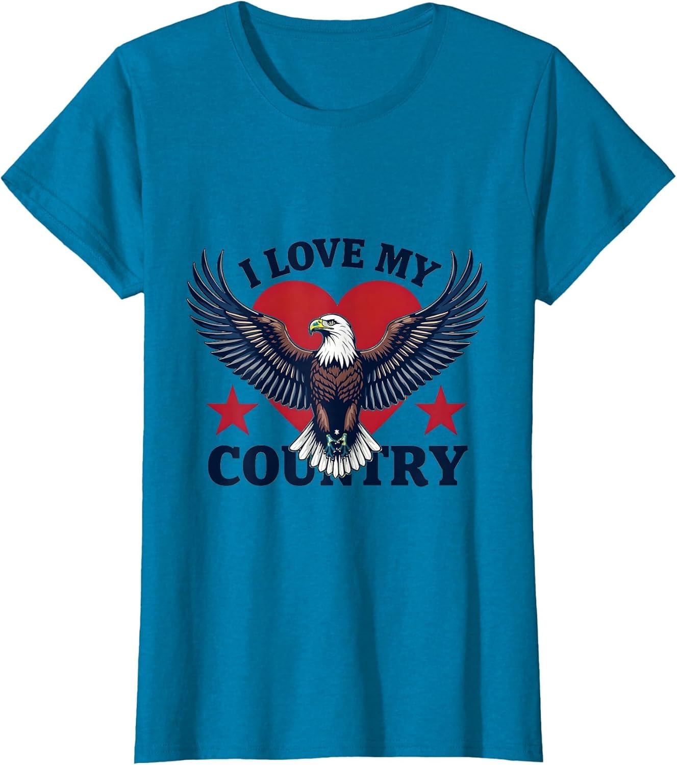 I Love My Country USA Patriotic Design