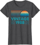 Vintage 1988 Happy Birthday Retro Funny Women