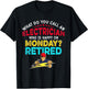 Vintage Retro Happy Retirement Funny an Electrician Retired