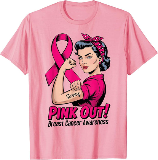 Pink Out Breast Cancer Awareness Month Strong Survivor Nurse