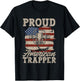 Trapping Trap Hunting American Flag Proud American Trapper