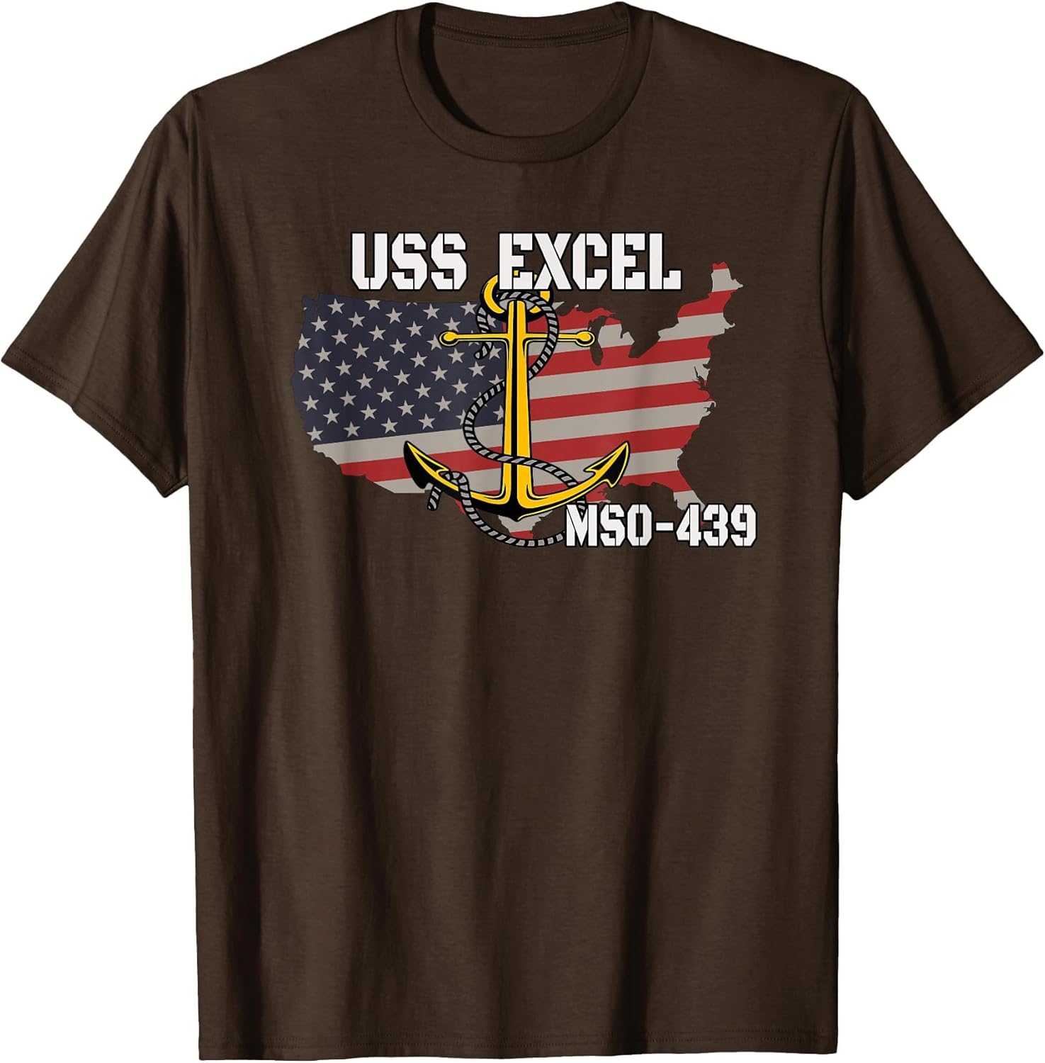 USS Excel MSO-439 Minesweeper Warship Veterans Day Father
