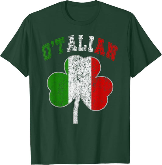 O'Talian St Patricks Day Italian Italy Flag Italia