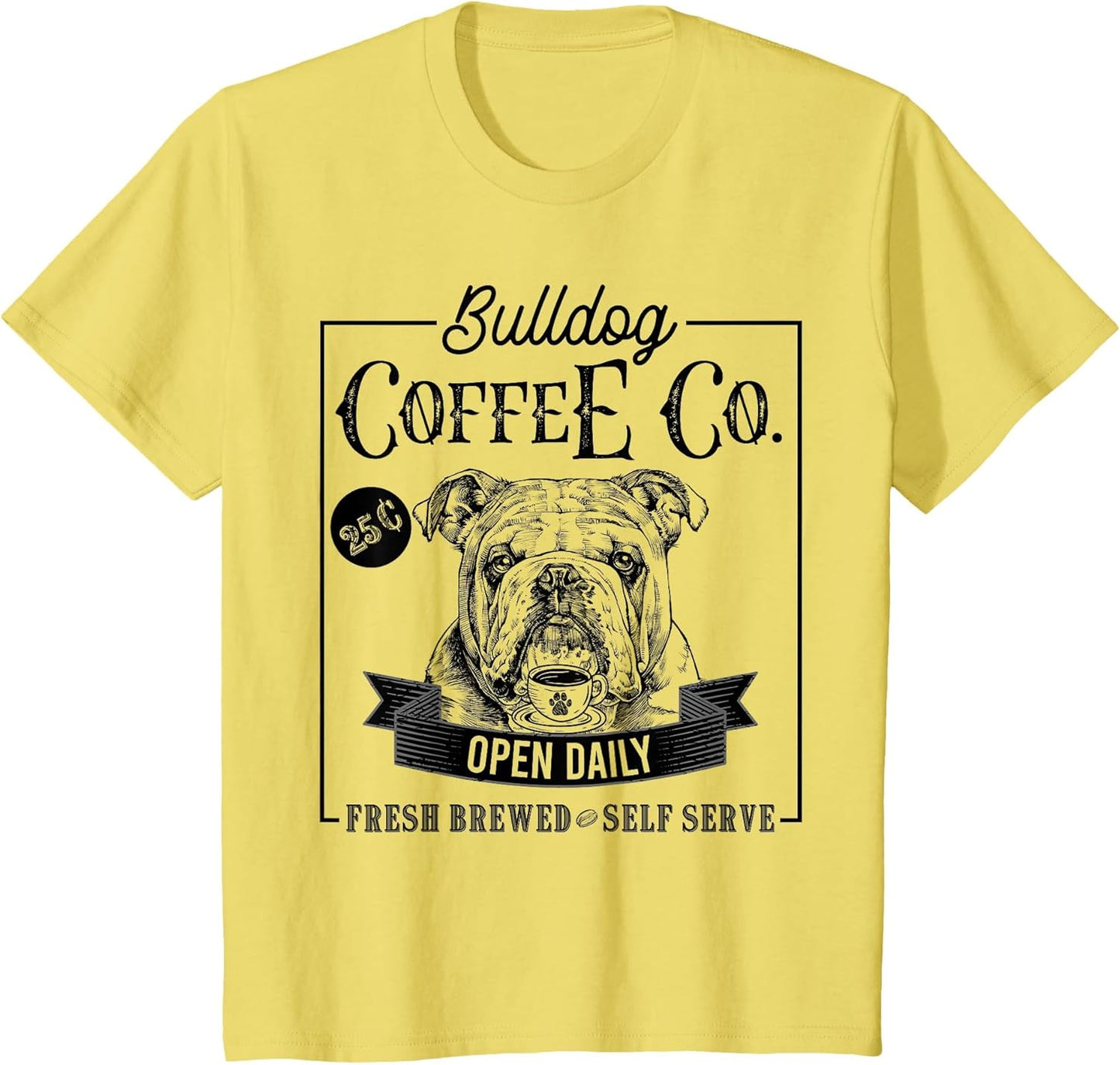 Retro English Bulldog Coffee Funny Dog Mom Coffee Lover