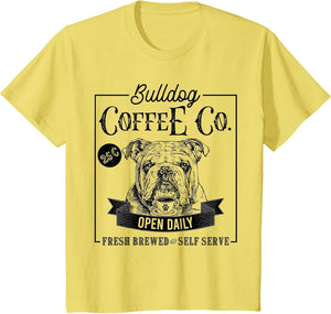 Retro English Bulldog Coffee Funny Dog Mom Coffee Lover