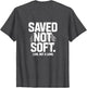 Saved Not Soft Lion Not A Lamb Christian Bold Backprint