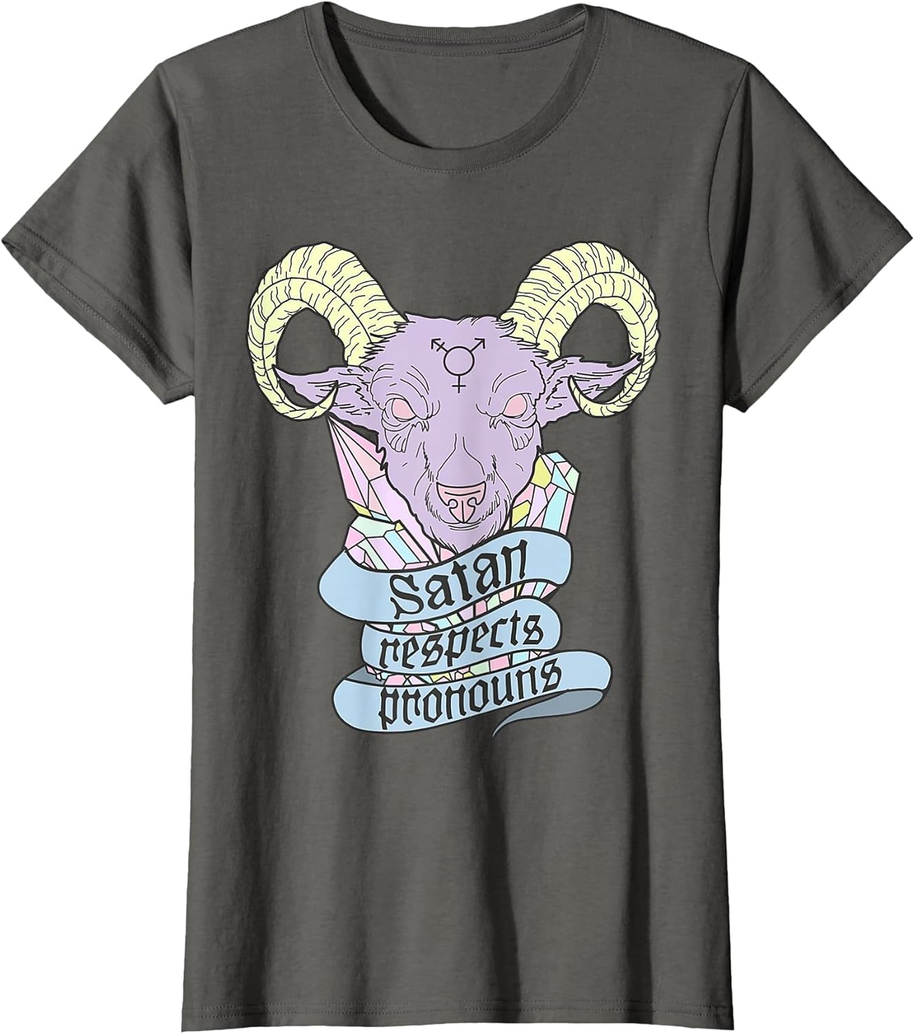 Satan Respects Pronouns Goat