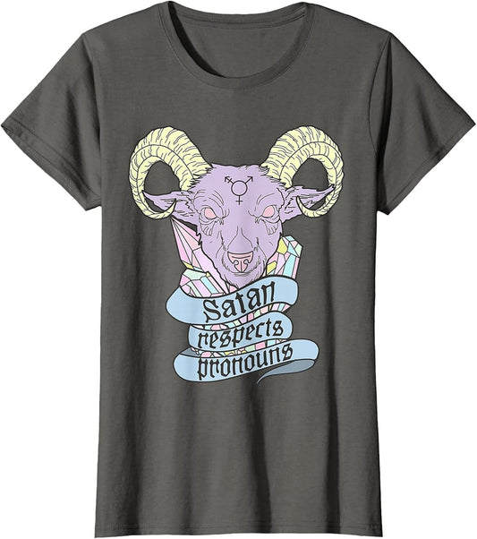 Satan Respects Pronouns Goat