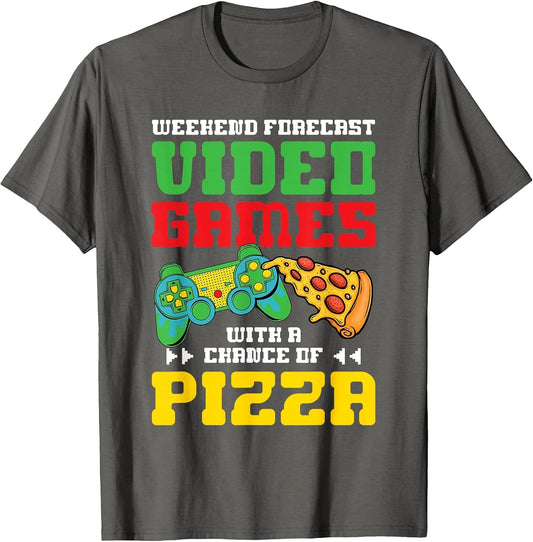 Gamer Weekend Forecast Video Games with Chance of Pizza