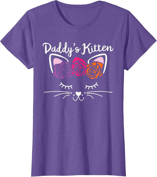 Daddy's Kitten BSDM - DDLG Cute Kitty Graphic Flower Kinky