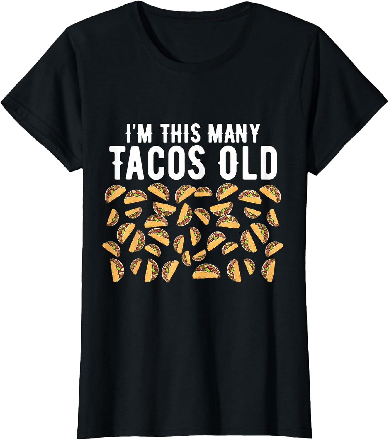 Funny 40 Year Old Taco Lovers I'm This Many Tacos Old