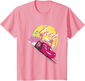 Disney Pixar Cars 2 Lightning Fast McQueen Summer Retro Vibe