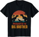 Promoted to Big Brother Dinosaur Family Matching