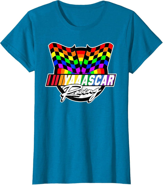 Yaaascar Racing LGBT Gay Rainbow Lesbian Pride Women
