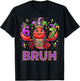 Bruh 6 7 Mardi Gras Crawfish Funny Beads Mask Girl Women Kid