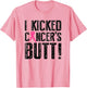 I Kicked Breast Cancers Butt Pink Ribbon Survivor Women