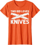 Cute Knife Design for Kids Boys Knife Collector Collection