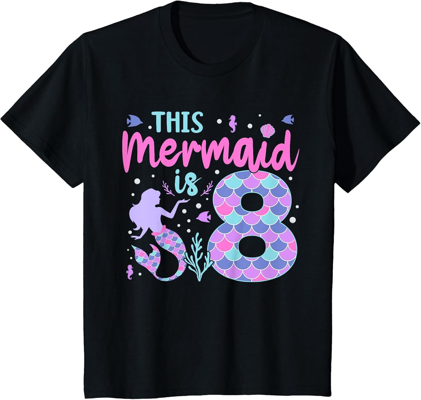 Mermaid Birthday Outfit 8th Bday This Mermaid is 8 Years Old