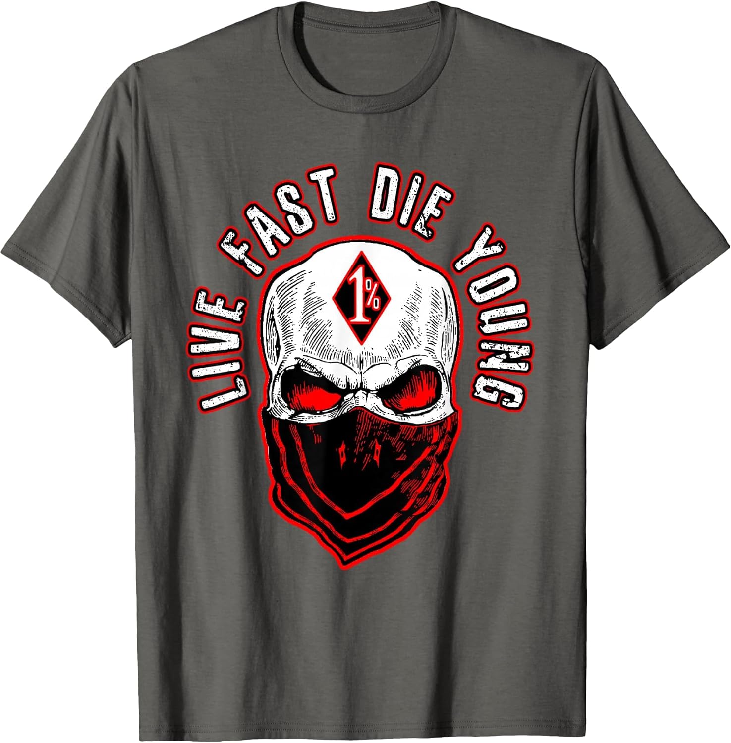 Live Fast die Young Motorcycle Biker mc 1% bc Motorcyclists