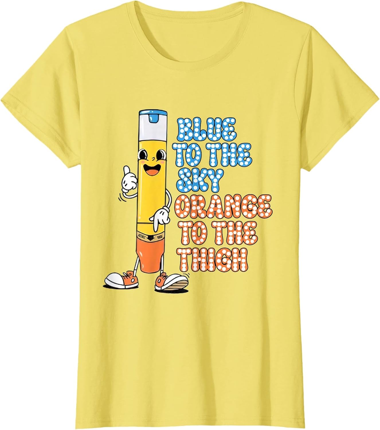 Blue The Sky Orange to The Thigh, Allergy Alert,Epipen Alert
