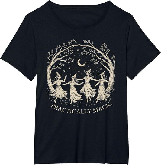 Practically Magic Witchy Halloween Vintage Witch Cottagecore