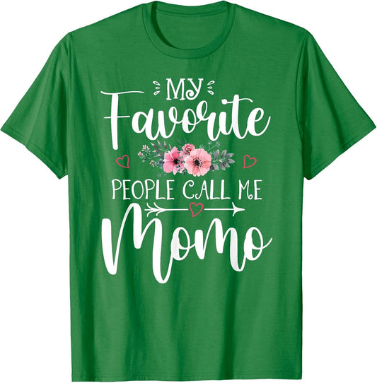 My Favorite People Call Me Momo Funny Floral Mother's Day