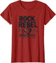 Rock Rebel Heart Beats Music Design