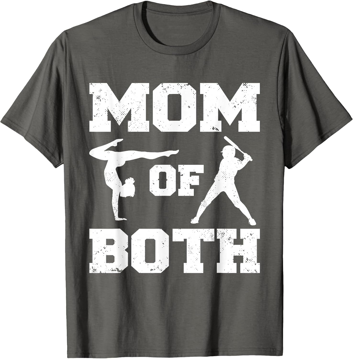 Mom of Both Funny Baseball Gymnastics Mom