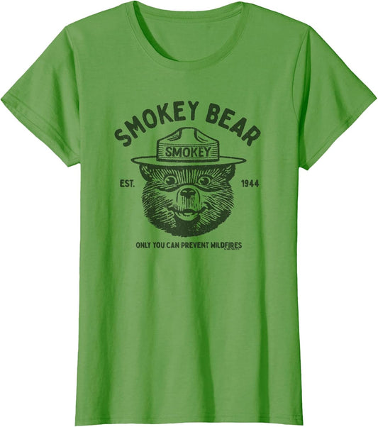 Vintage Smokey Bear Logo Only You Can Prevent Wildfires