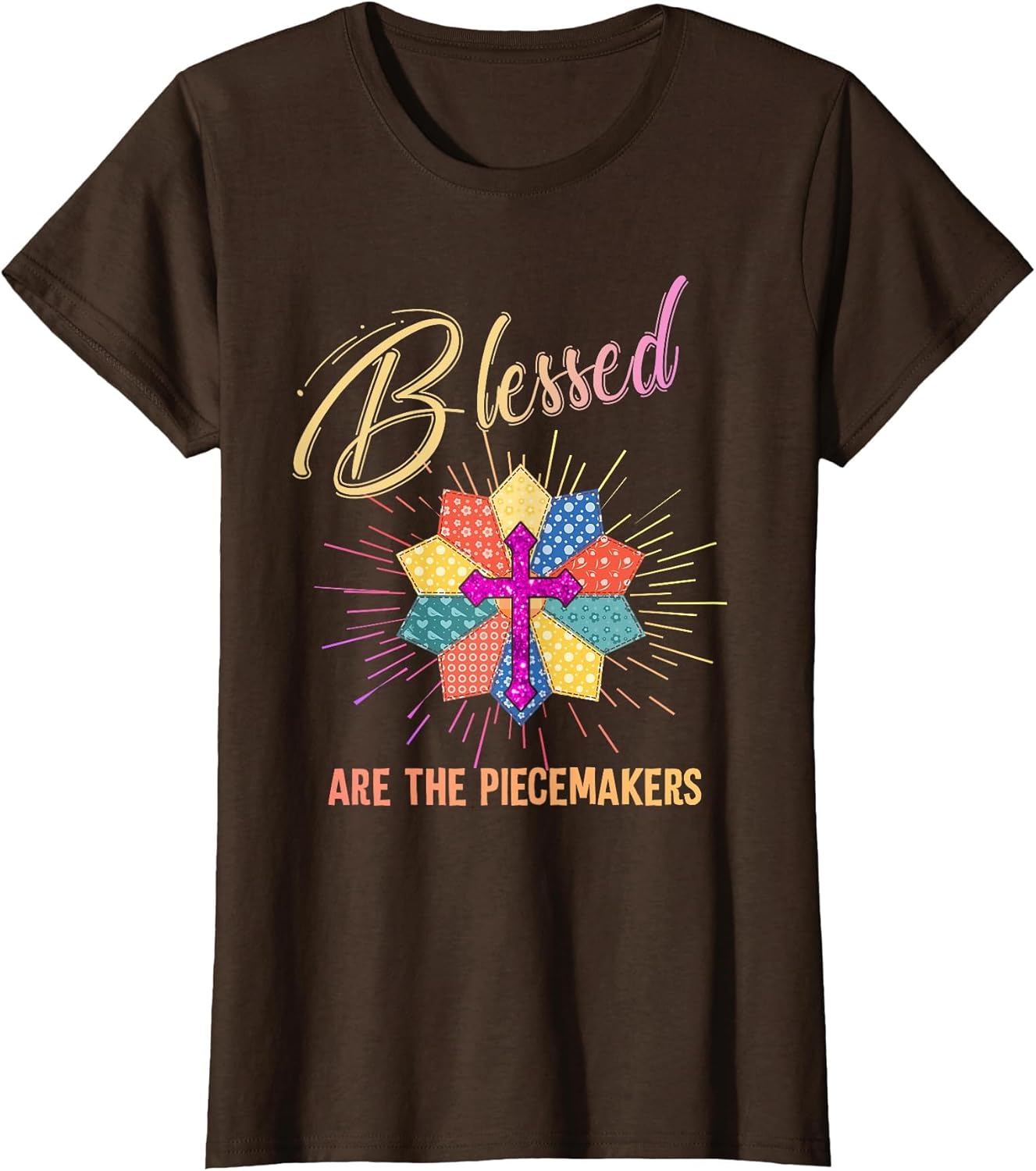 Quilting Shirt Blessed are The piecemakers