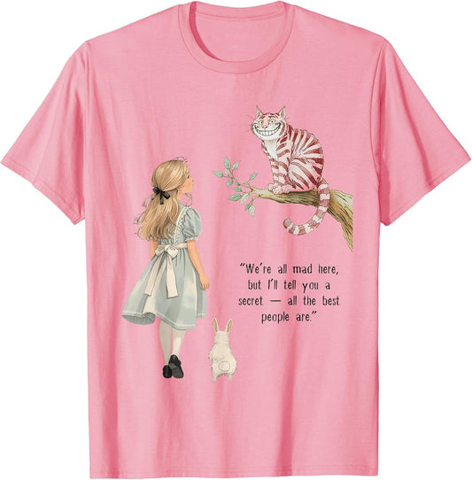 Alice Adventures Wonderland Retro Childrens Vintage Book Day